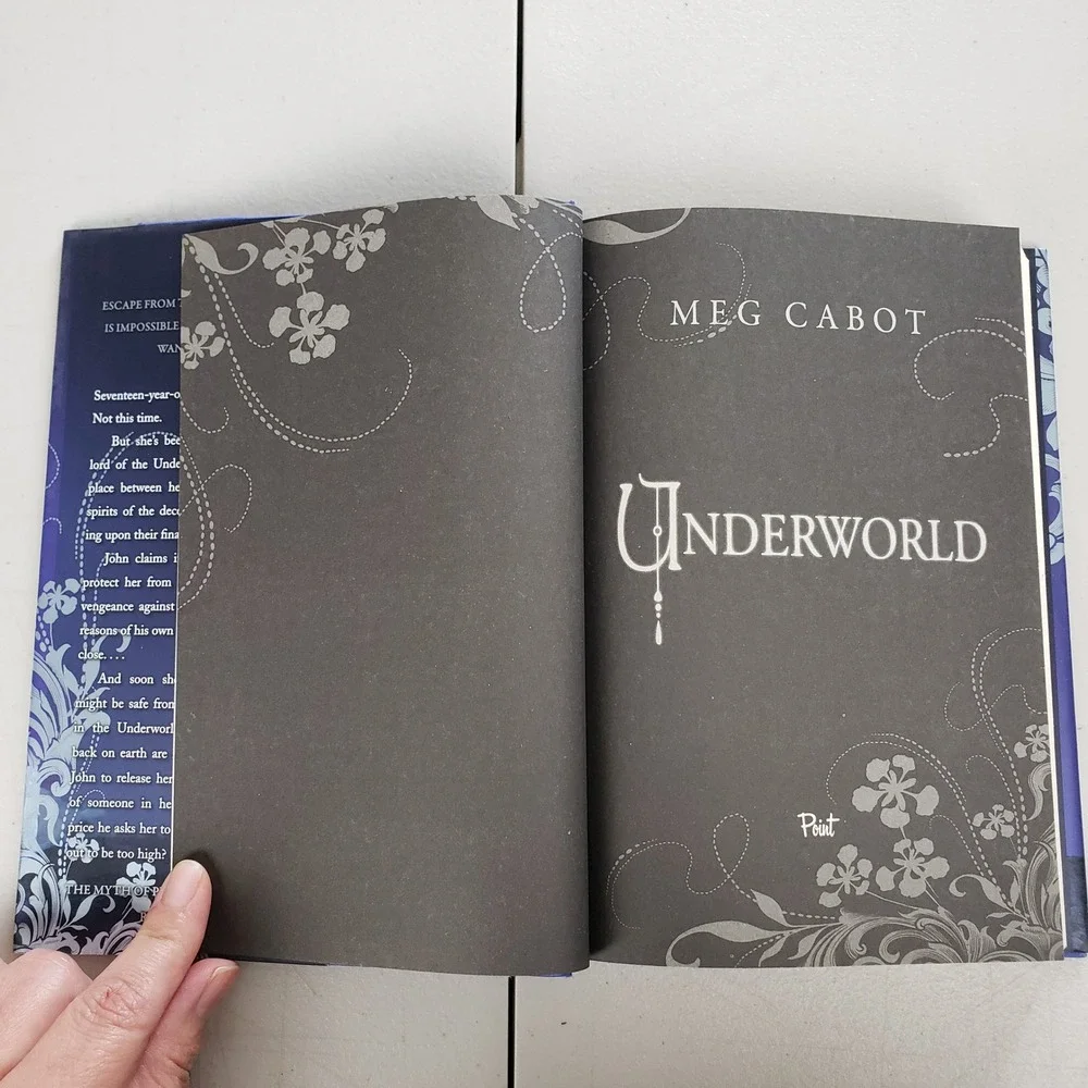 Underworld Meg Cabot Abandon Series Book 2 Hardcover First Edition 2012 YA Novel